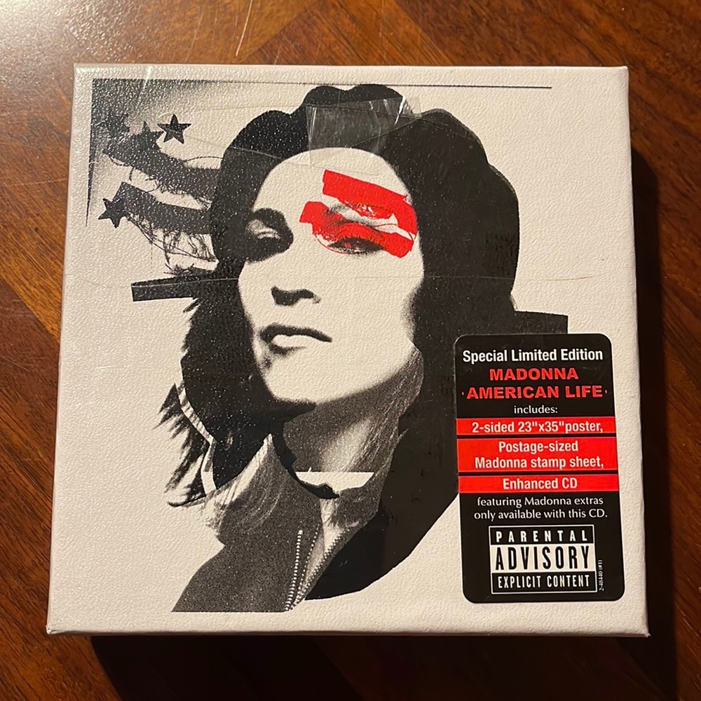 NEVER OPENED MADONNA AMERICAN LIFE SPECIAL LIMITED EDITION CD - 2003 RELEASE